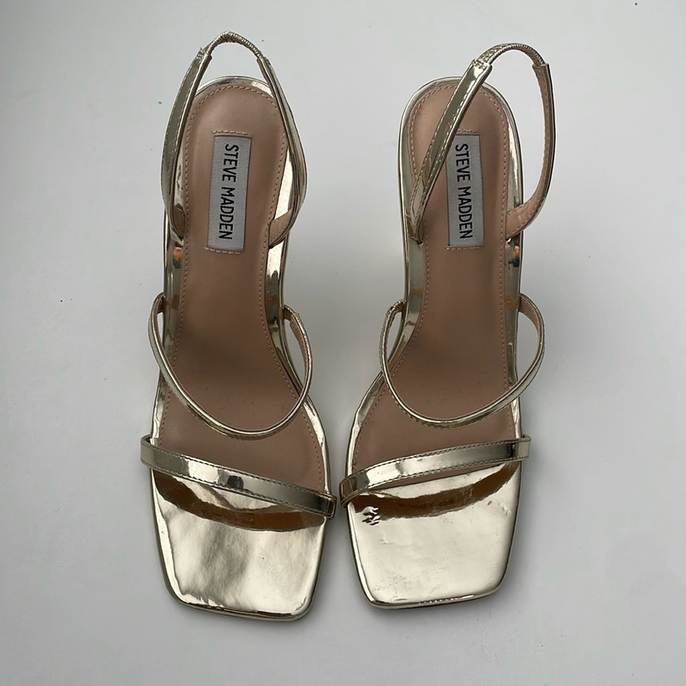 Steve Madden Gold Heels - Barely worn :)